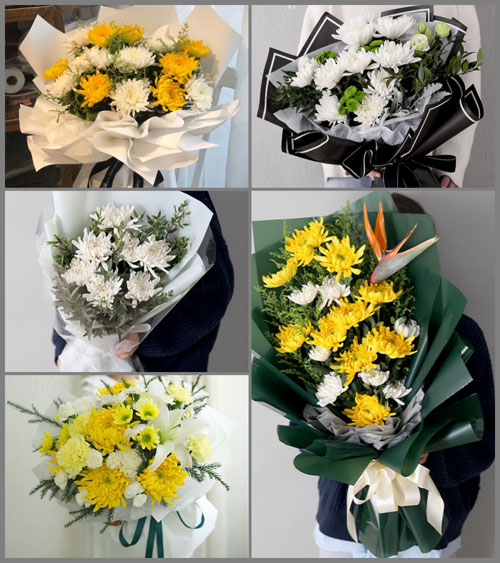 山东青岛莱西市孙受镇兴旺庄村白事花束代送